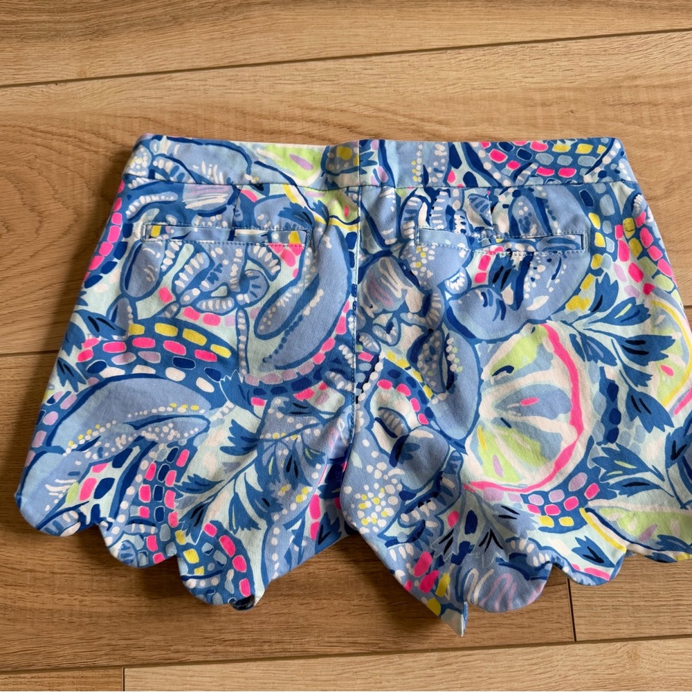 Floral Blue Women's Shorts